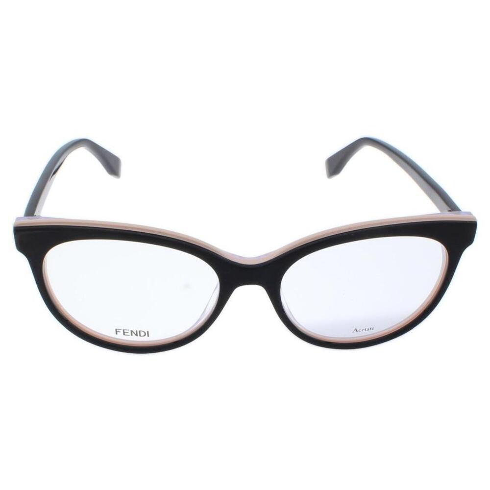 NWT Fendi FF0254 0807 Black Oval 53mm Eyeglasses - Picture 4 of 5